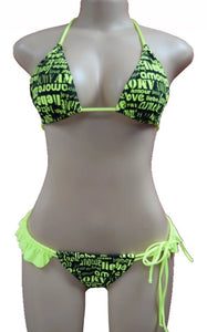 Custom Brazilian Ruffled Bikini