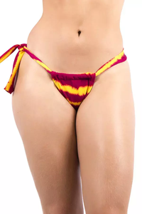 Wholesale Brazilian Bikini Bottom: Red Tie Dye